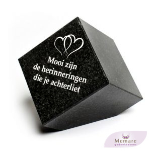 granieten blokje met tekst 13