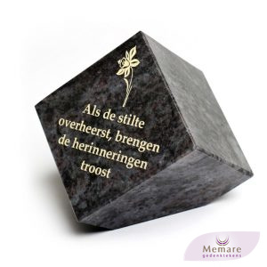 granieten blokje met tekst 16