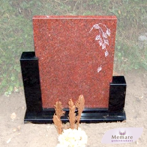 imperial red en zwart graniet