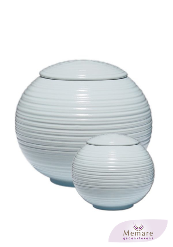ronde porseleinen urn 4