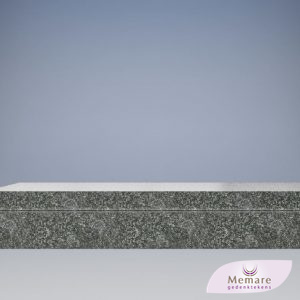 glas op rvs steunen met een granieten omranding 5